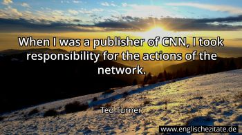 Englisches Zitat von Ted Turner als Bild