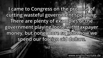 Englisches Zitat von Ted Yoho als Bild