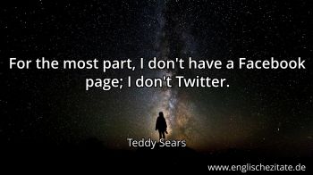 Englisches Zitat von Teddy Sears als Bild