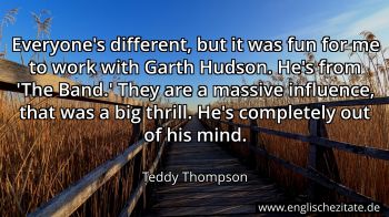 Englisches Zitat von Teddy Thompson als Bild