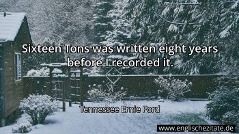 Englisches Zitat von Tennessee Ernie Ford als Bild