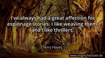 Englisches Zitat von Terry Hayes als Bild