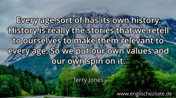 Englisches Zitat von Terry Jones als Bild