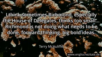 Englisches Zitat von Terry McAuliffe als Bild