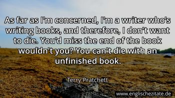 Englisches Zitat von Terry Pratchett als Bild