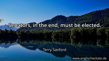 Englisches Zitat von Terry Sanford als Bild