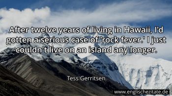 Englisches Zitat von Tess Gerritsen als Bild