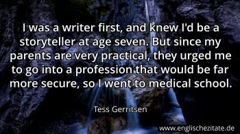 Englisches Zitat von Tess Gerritsen als Bild