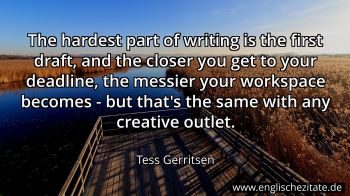 Englisches Zitat von Tess Gerritsen als Bild