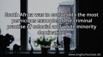 Englisches Zitat von Thabo Mbeki als Bild