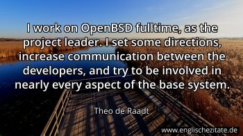Englisches Zitat von Theo de Raadt als Bild
