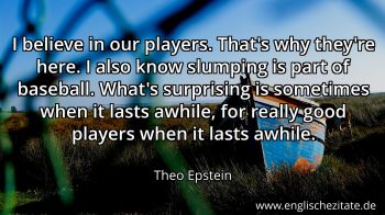 Englisches Zitat von Theo Epstein als Bild