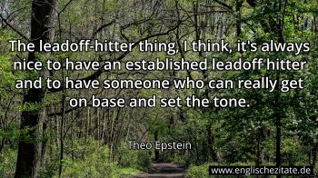 Englisches Zitat von Theo Epstein als Bild