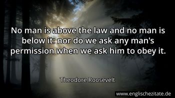 Englisches Zitat von Theodore Roosevelt als Bild