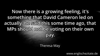 Englisches Zitat von Theresa May als Bild