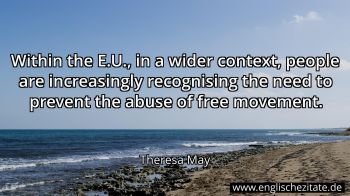 Englisches Zitat von Theresa May als Bild