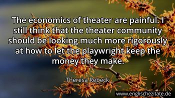 Englisches Zitat von Theresa Rebeck als Bild