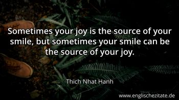 Englisches Zitat von Thich Nhat Hanh als Bild
