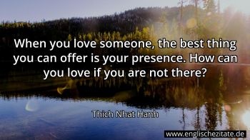 Englisches Zitat von Thich Nhat Hanh als Bild
