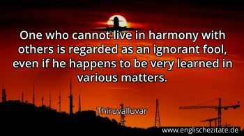 Englisches Zitat von Thiruvalluvar als Bild