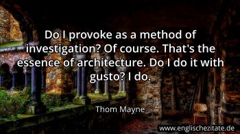 Englisches Zitat von Thom Mayne als Bild