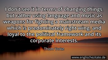 Englisches Zitat von Thom Yorke als Bild