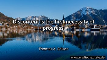 Englisches Zitat von Thomas A. Edison als Bild