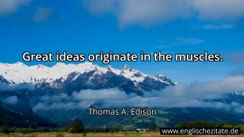 Englisches Zitat von Thomas A. Edison als Bild