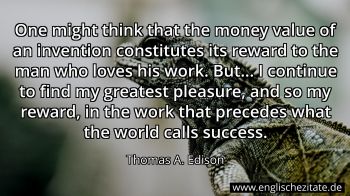 Englisches Zitat von Thomas A. Edison als Bild
