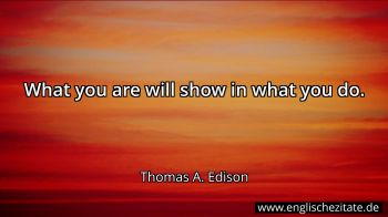 Englisches Zitat von Thomas A. Edison als Bild