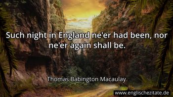Englisches Zitat von Thomas Babington Macaulay als Bild