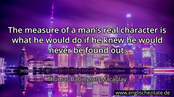 Englisches Zitat von Thomas Babington Macaulay als Bild