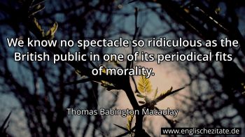 Englisches Zitat von Thomas Babington Macaulay als Bild