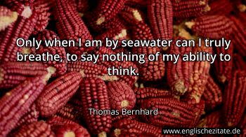 Englisches Zitat von Thomas Bernhard als Bild