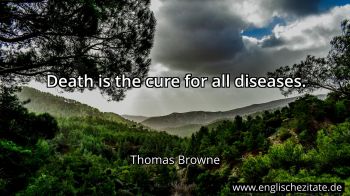 Englisches Zitat von Thomas Browne als Bild