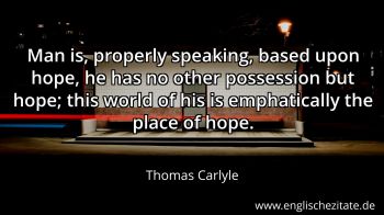 Englisches Zitat von Thomas Carlyle als Bild