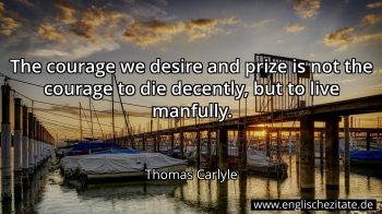 Englisches Zitat von Thomas Carlyle als Bild