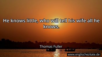 Englisches Zitat von Thomas Fuller als Bild