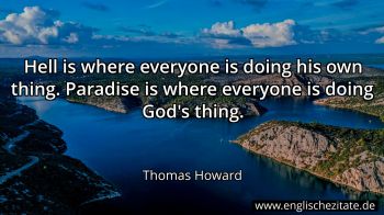 Englisches Zitat von Thomas Howard als Bild