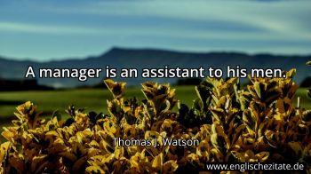 Englisches Zitat von Thomas J. Watson als Bild