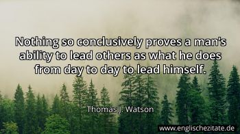Englisches Zitat von Thomas J. Watson als Bild