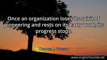 Englisches Zitat von Thomas J. Watson als Bild