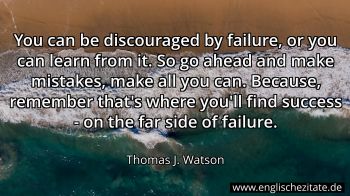 Englisches Zitat von Thomas J. Watson als Bild