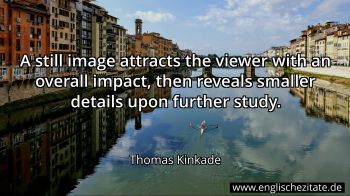 Englisches Zitat von Thomas Kinkade als Bild
