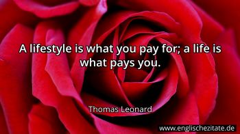 Englisches Zitat von Thomas Leonard als Bild