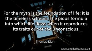 Englisches Zitat von Thomas Mann als Bild