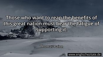 Englisches Zitat von Thomas Paine als Bild