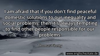 Englisches Zitat von Thomas Piketty als Bild