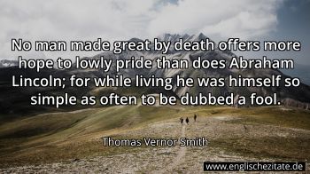 Englisches Zitat von Thomas Vernor Smith als Bild