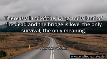 Englisches Zitat von Thornton Wilder als Bild